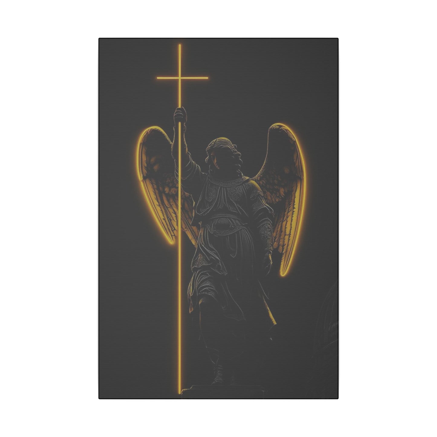 Angel of Light Canvas Art – Stretched Matte Wall Decor for Spiritual Spaces