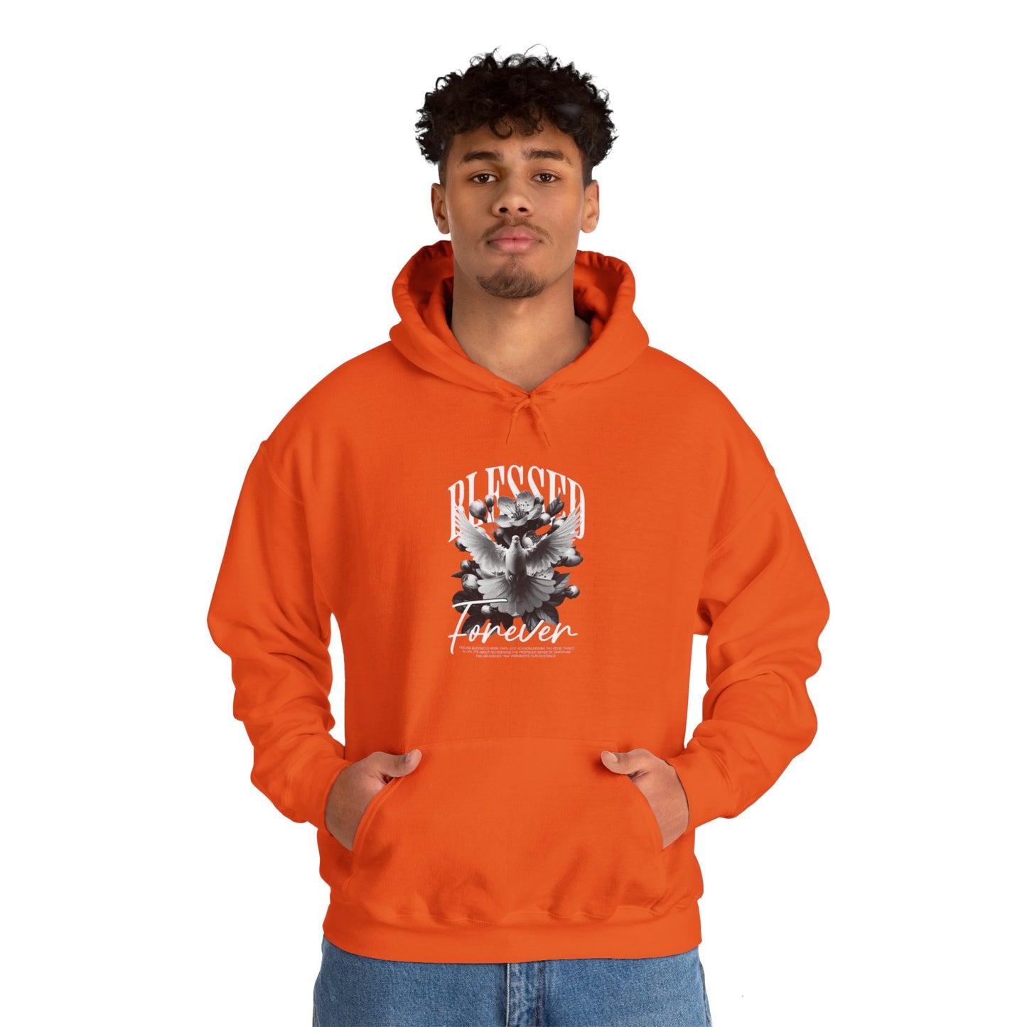 Artistic Unisex Hoodie with Floral Design