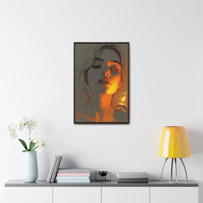 Aesthetic Gallery Canvas Wraps, Vertical Frame