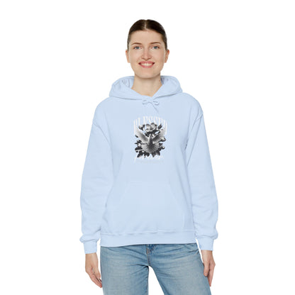 Artistic Unisex Hoodie with Floral Design