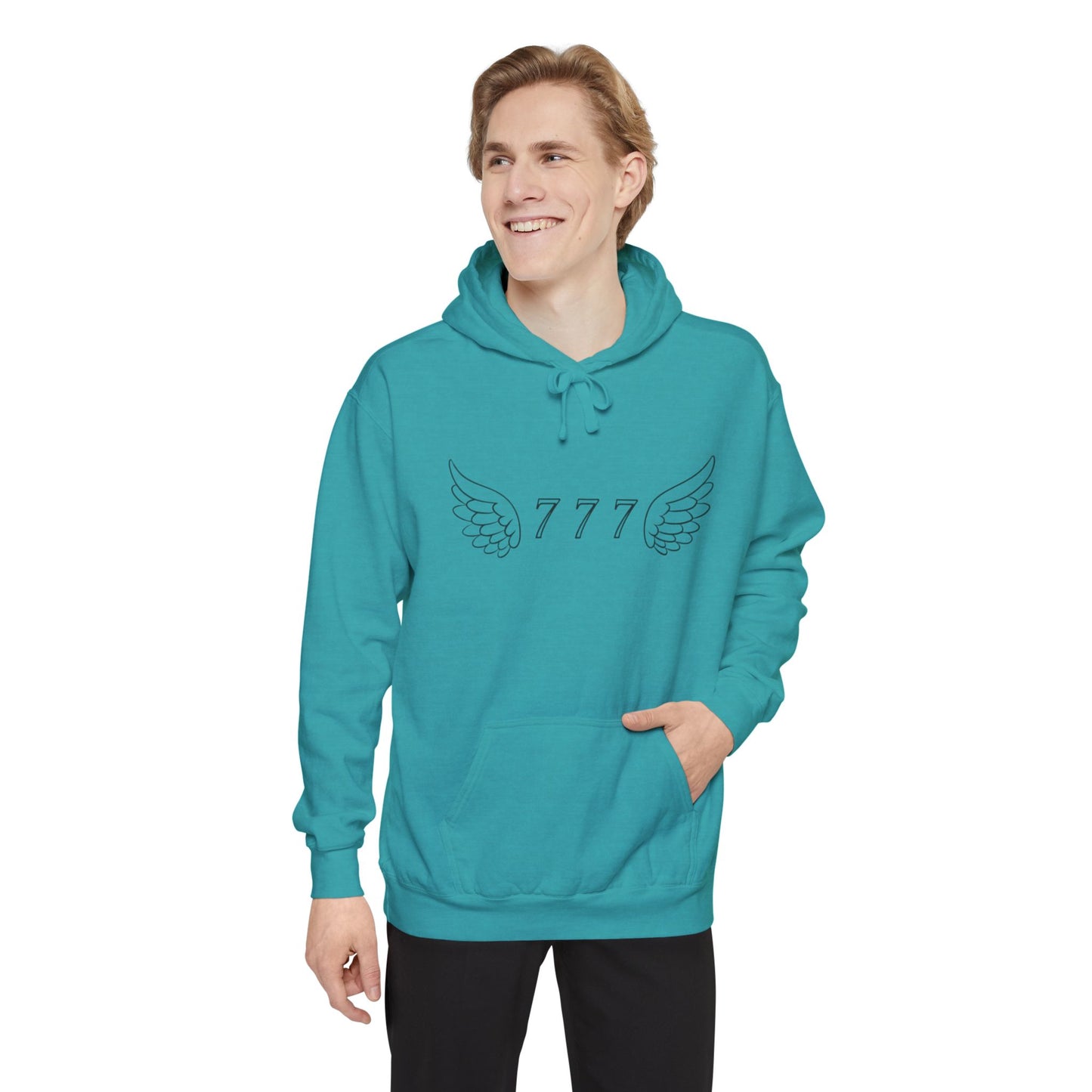 Garment-Dyed Hoodie with Quality Tripple 7 Design