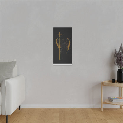 Angel of Light Canvas Art – Stretched Matte Wall Decor for Spiritual Spaces