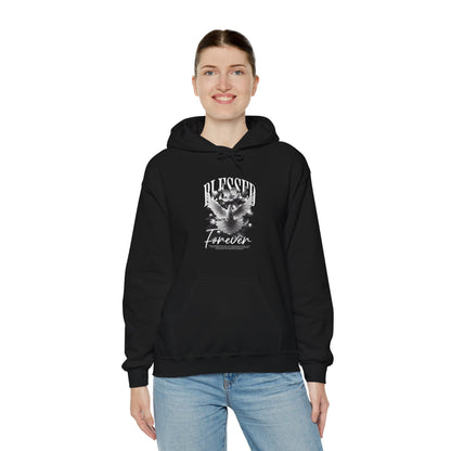 Artistic Unisex Hoodie with Floral Design