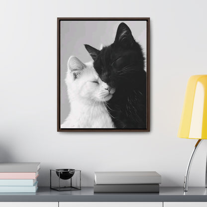 Cat Lovers Art Gallery Canvas Wraps, Vertical Frame