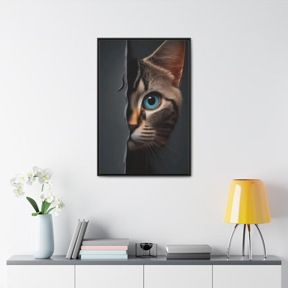 Cat Lovers Art Gallery Canvas Wraps, Vertical Frame