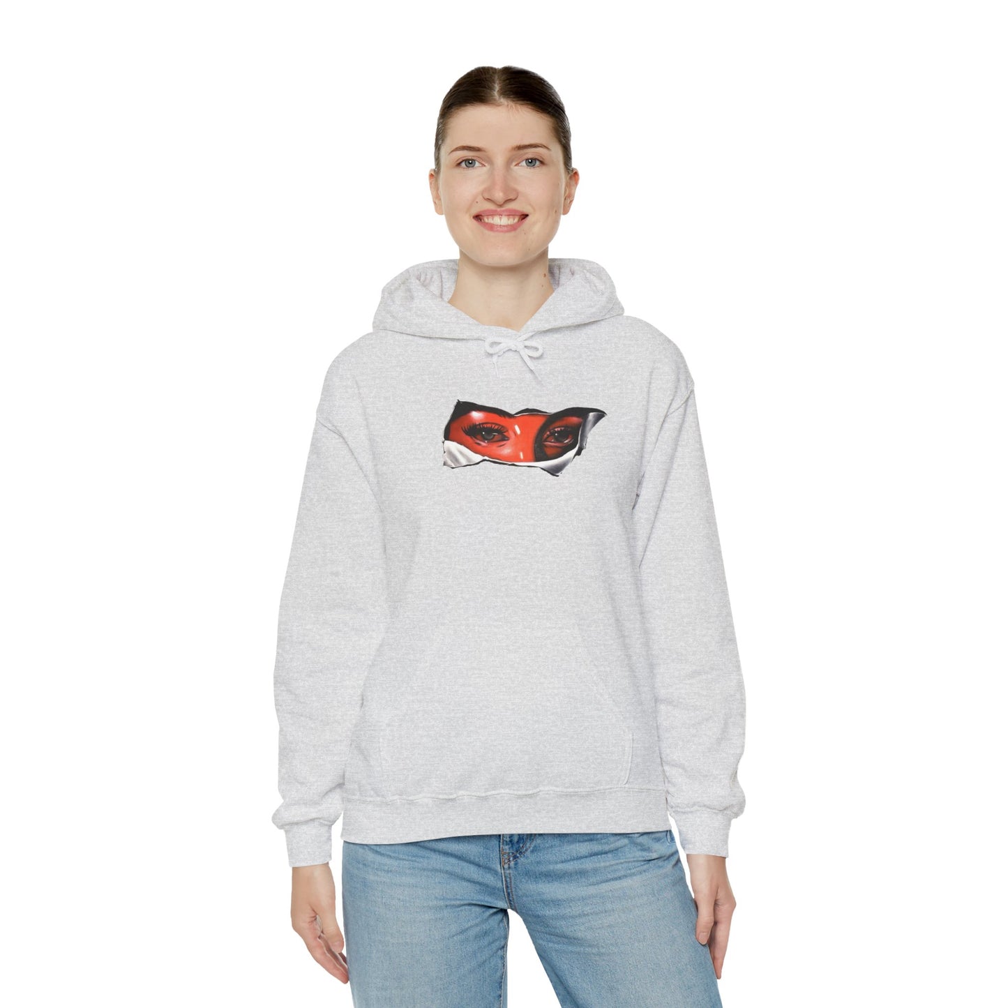 Unisex Heavy Blend Hoodie with Eye for Eye- Design - 100% Quality