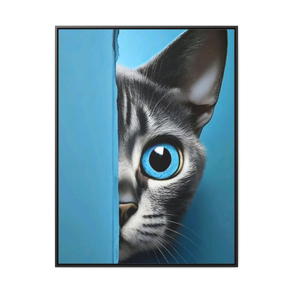 Art Cat Gallery Canvas Vertical Frame