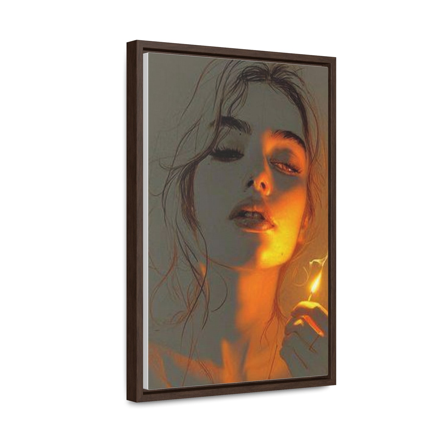 Aesthetic Gallery Canvas Wraps, Vertical Frame