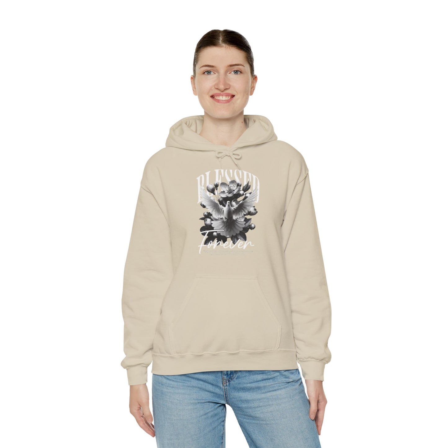 Vintage Floral Graphic Unisex Hooded Sweatshirt