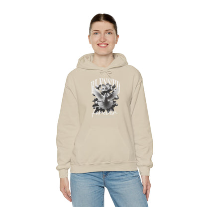 Vintage Floral Graphic Unisex Hooded Sweatshirt