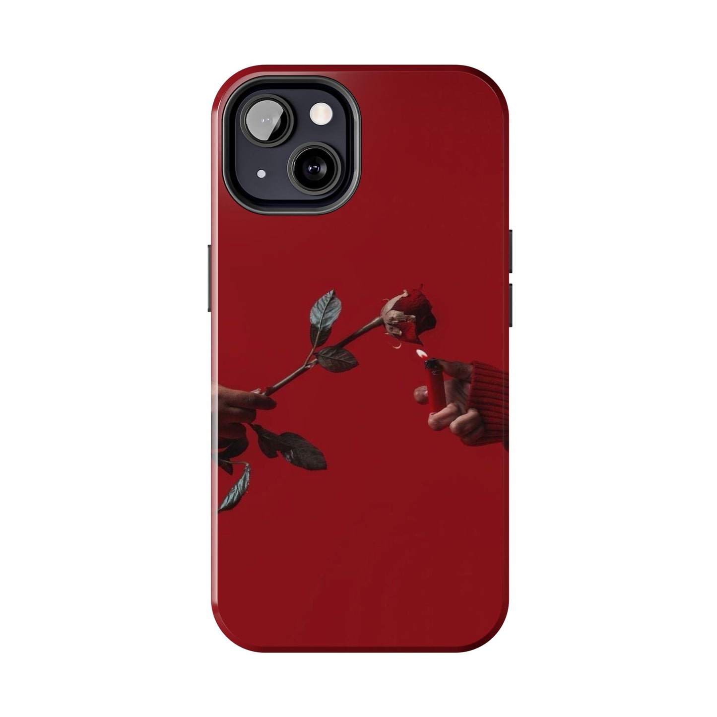 Phone Cases - Burning Roses Design Phone Case