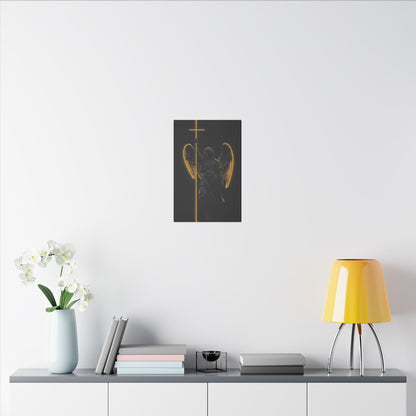 Angel of Light Canvas Art – Stretched Matte Wall Decor for Spiritual Spaces