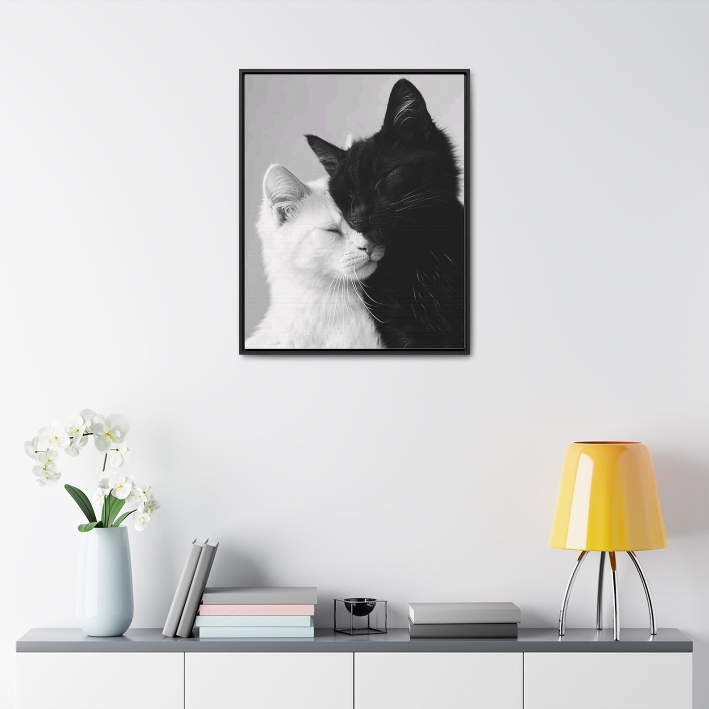 Cat Lovers Art Gallery Canvas Wraps, Vertical Frame