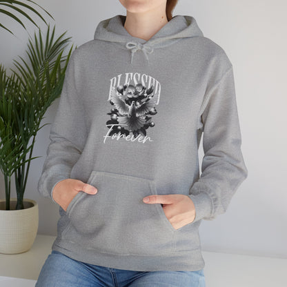 Artistic Unisex Hoodie with Floral Design