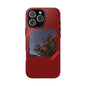 Chic Floral Tough Phone Case - Red Rose Design