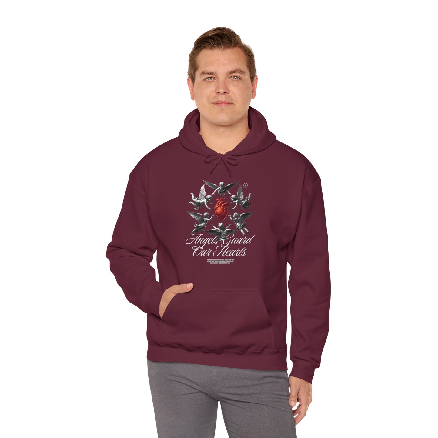 Artistic Heart Hoodie | Unisex Heavy Blend Sweatshirt