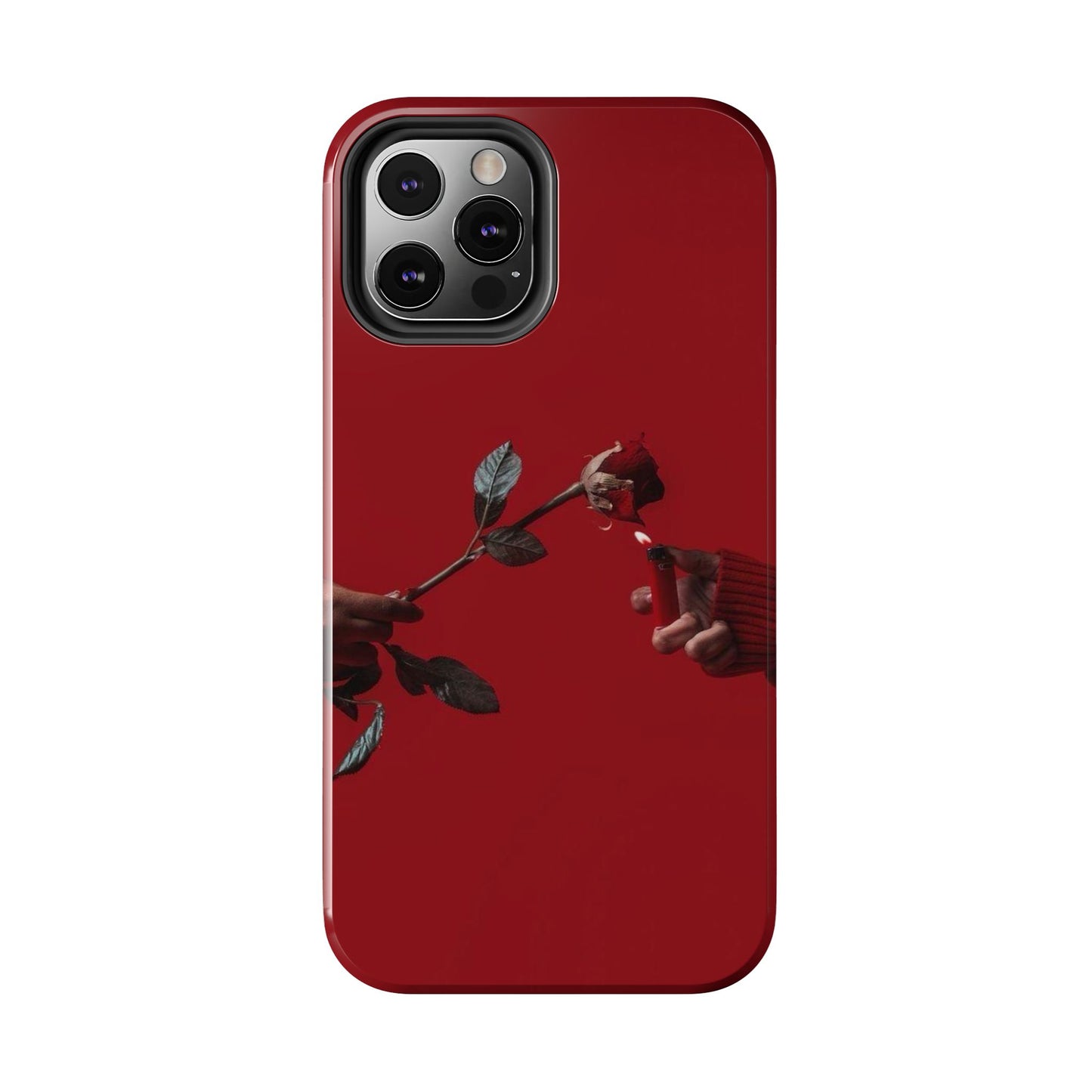 Phone Cases - Burning Roses Design Phone Case