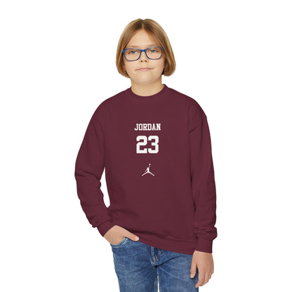 Cozy Crewneck Jordan 23 Jumpman Sweatshirt, Youth Hoodie for Basketball Athlete