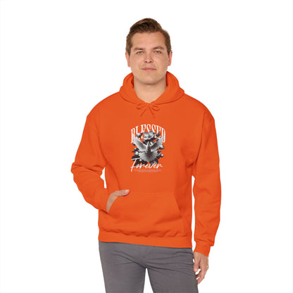 Artistic Unisex Hoodie with Floral Design