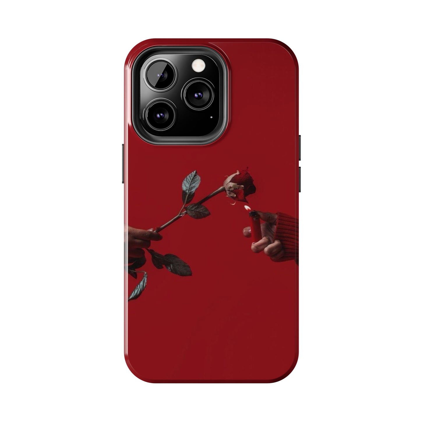 Phone Cases - Burning Roses Design Phone Case