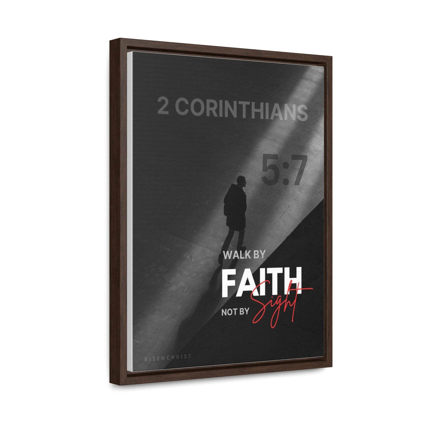 Vertical Frame Canvas Wrap - Bible Verse Gallery