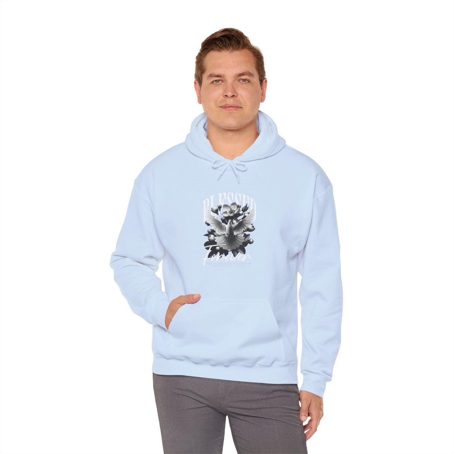 Artistic Unisex Hoodie with Floral Design