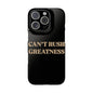 Motivational Slim Phone Case - "Can't Rush Greatness" - Stylish Protection for Everyday Inspiration