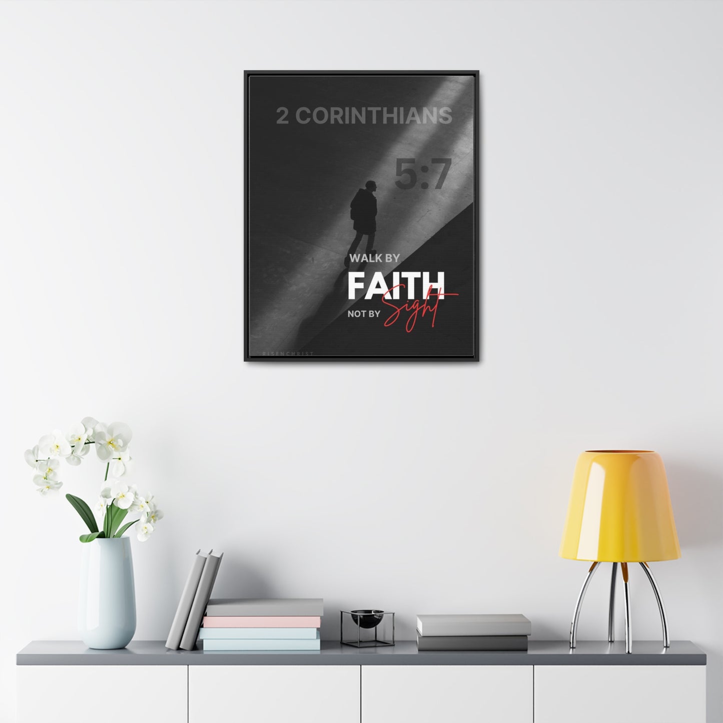 Vertical Frame Canvas Wrap - Bible Verse Gallery