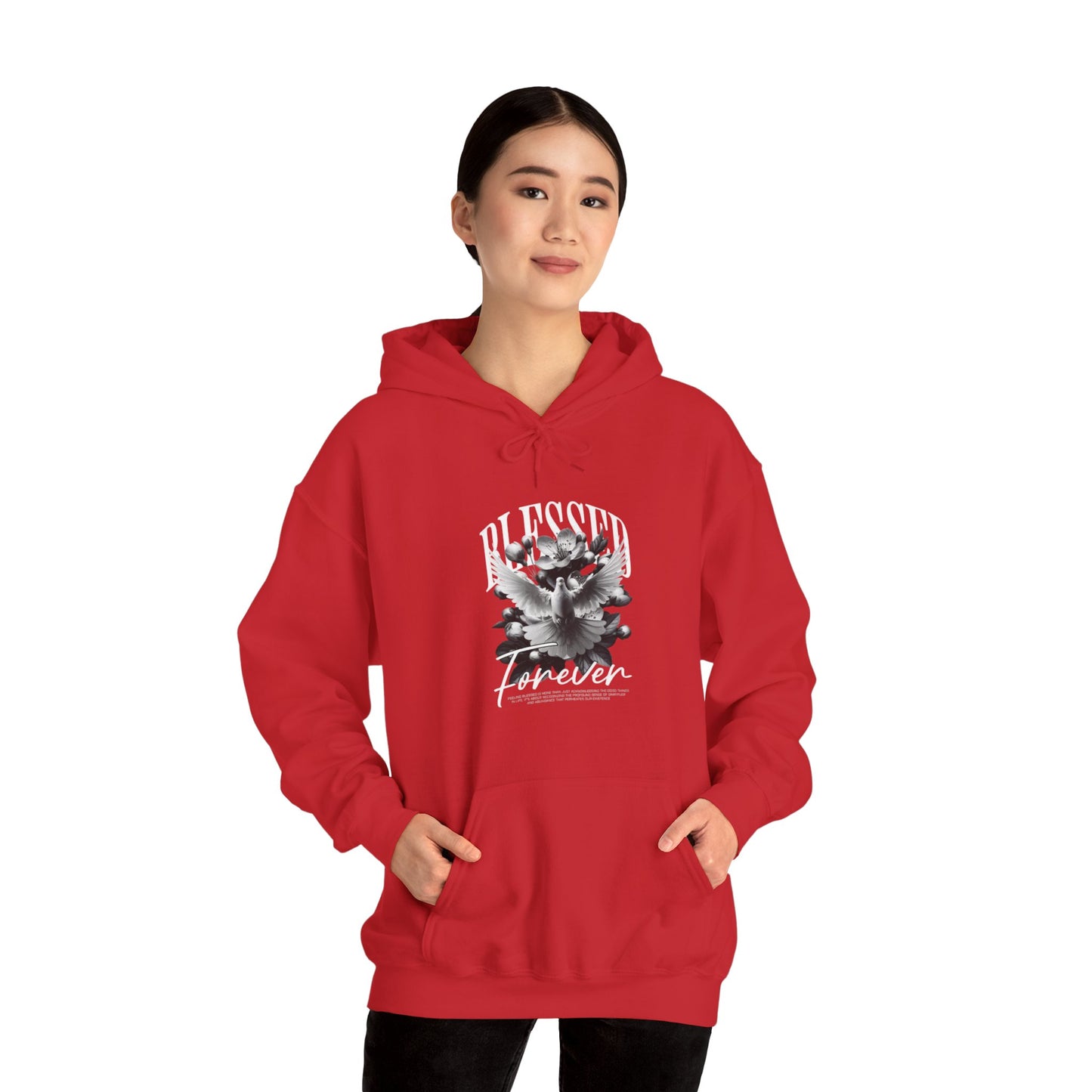 Artistic Unisex Hoodie with Floral Design