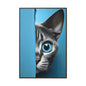 Art Cat Gallery Canvas Vertical Frame