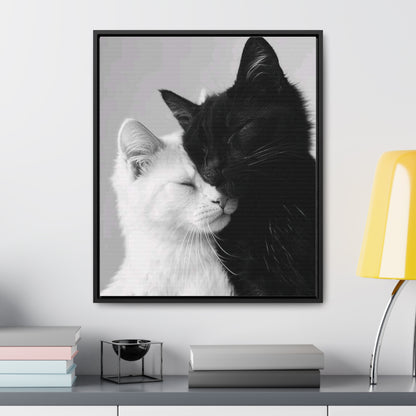 Cat Lovers Art Gallery Canvas Wraps, Vertical Frame