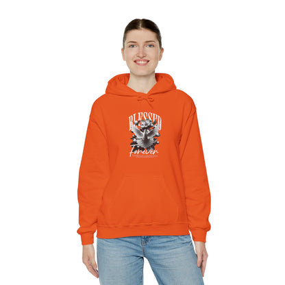 Artistic Unisex Hoodie with Floral Design