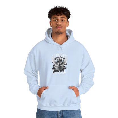 Artistic Unisex Hoodie with Floral Design