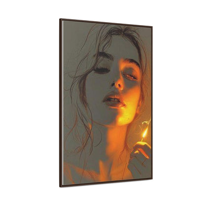 Aesthetic Gallery Canvas Wraps, Vertical Frame