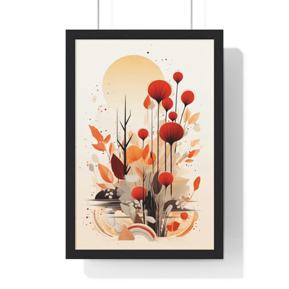 Vertical Framed Poster - Aesthetic Art Home Decor for Bedroom and Living Room