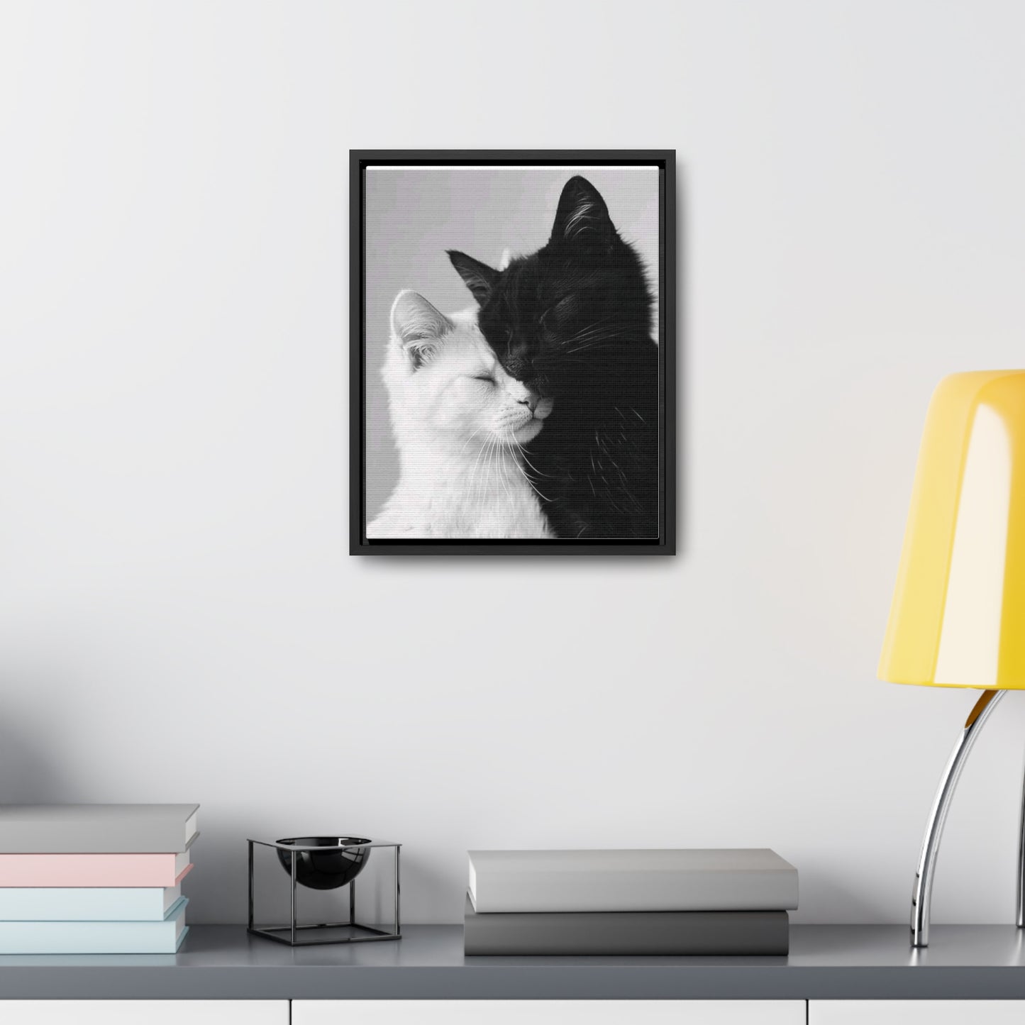 Cat Lovers Art Gallery Canvas Wraps, Vertical Frame