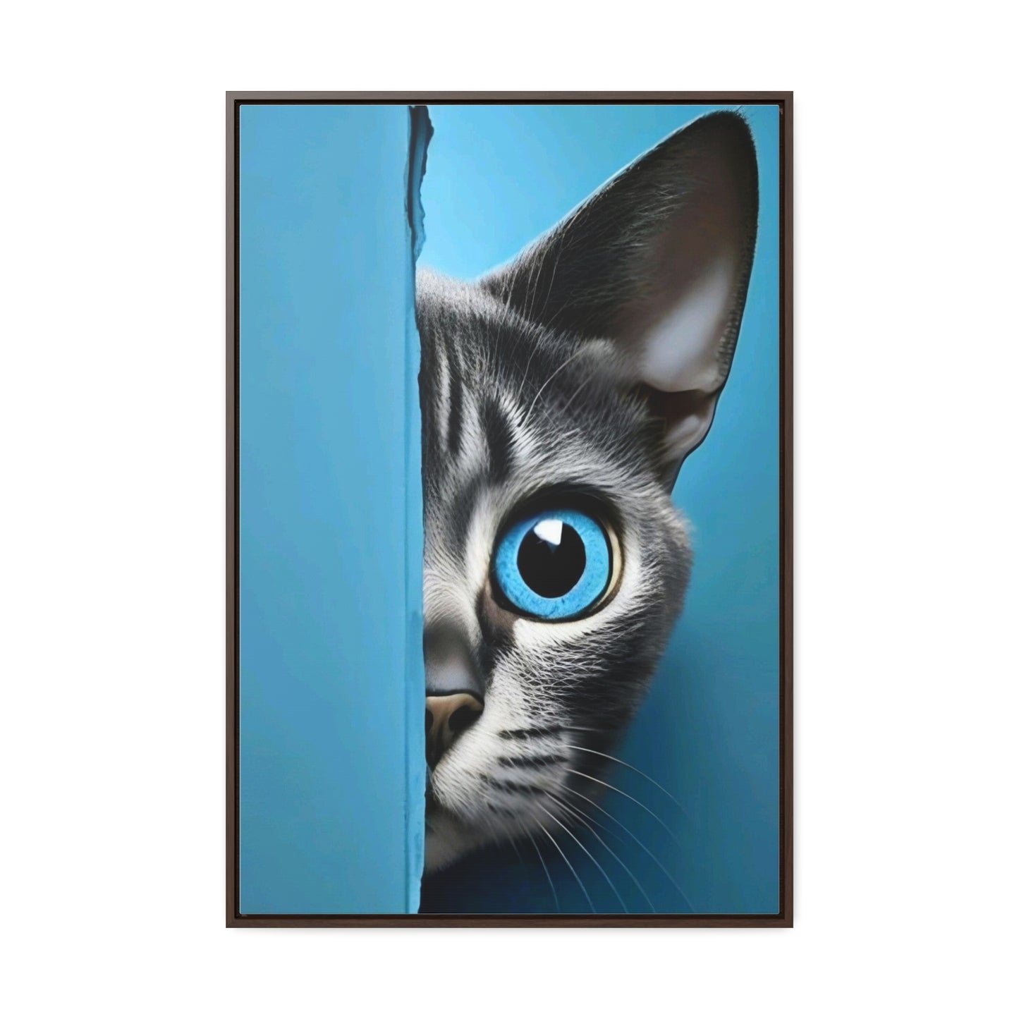 Art Cat Gallery Canvas Vertical Frame