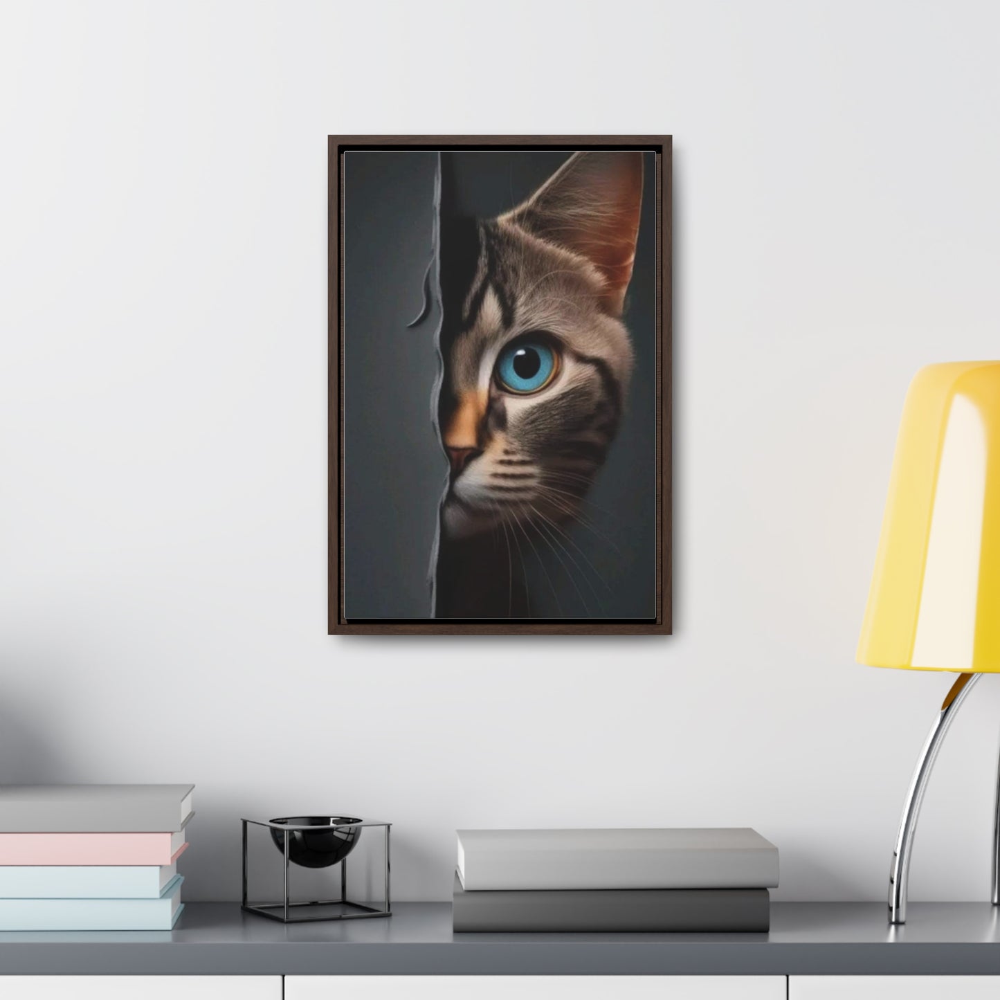 Cat Lovers Art Gallery Canvas Wraps, Vertical Frame