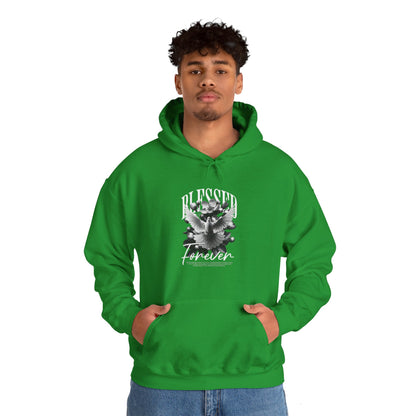 Artistic Unisex Hoodie with Floral Design