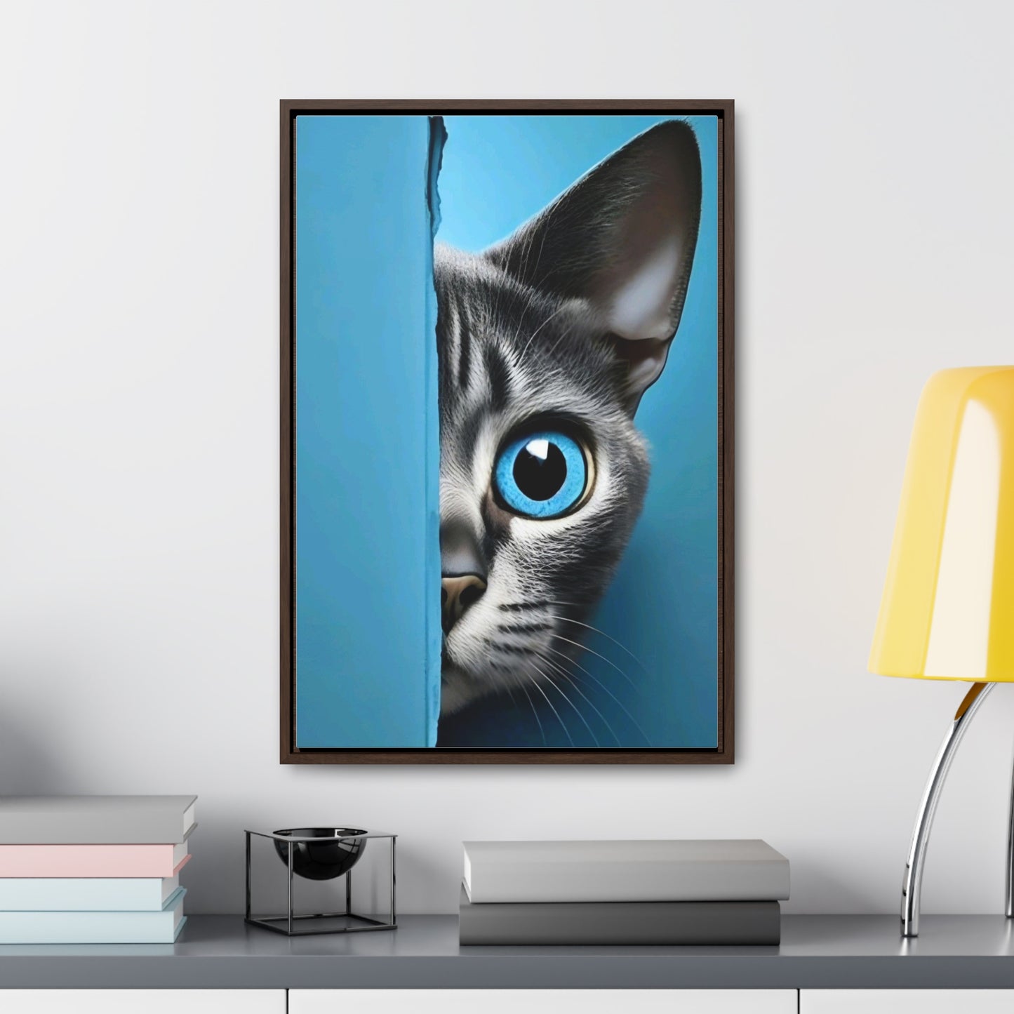 Art Cat Gallery Canvas Vertical Frame