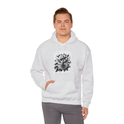 Vintage Floral Graphic Unisex Hooded Sweatshirt