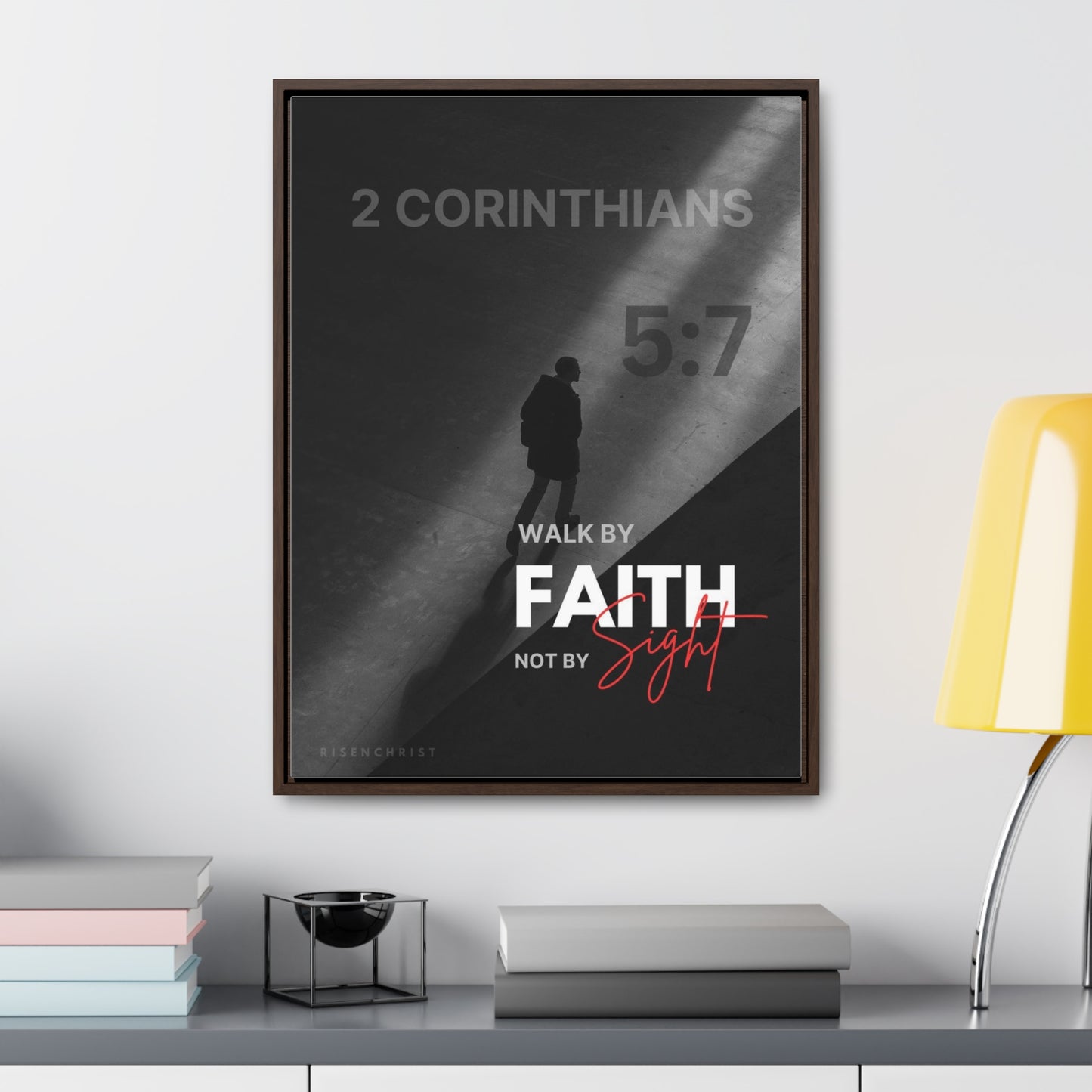 Vertical Frame Canvas Wrap - Bible Verse Gallery