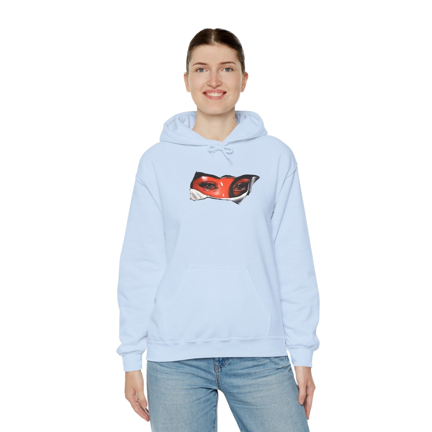 Unisex Heavy Blend Hoodie with Eye for Eye- Design - 100% Quality