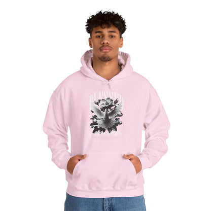 Vintage Floral Graphic Unisex Hooded Sweatshirt