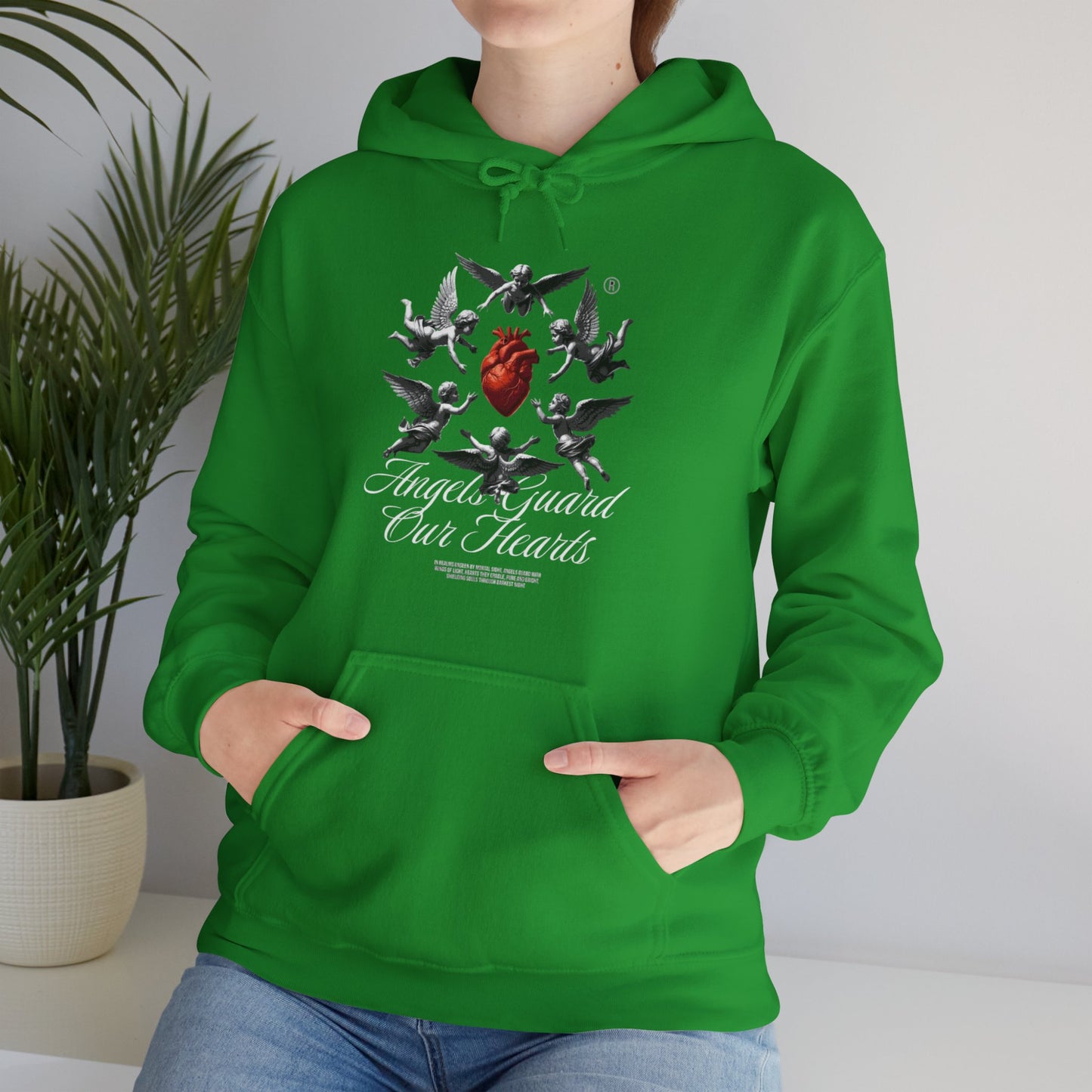 Artistic Heart Hoodie | Unisex Heavy Blend Sweatshirt