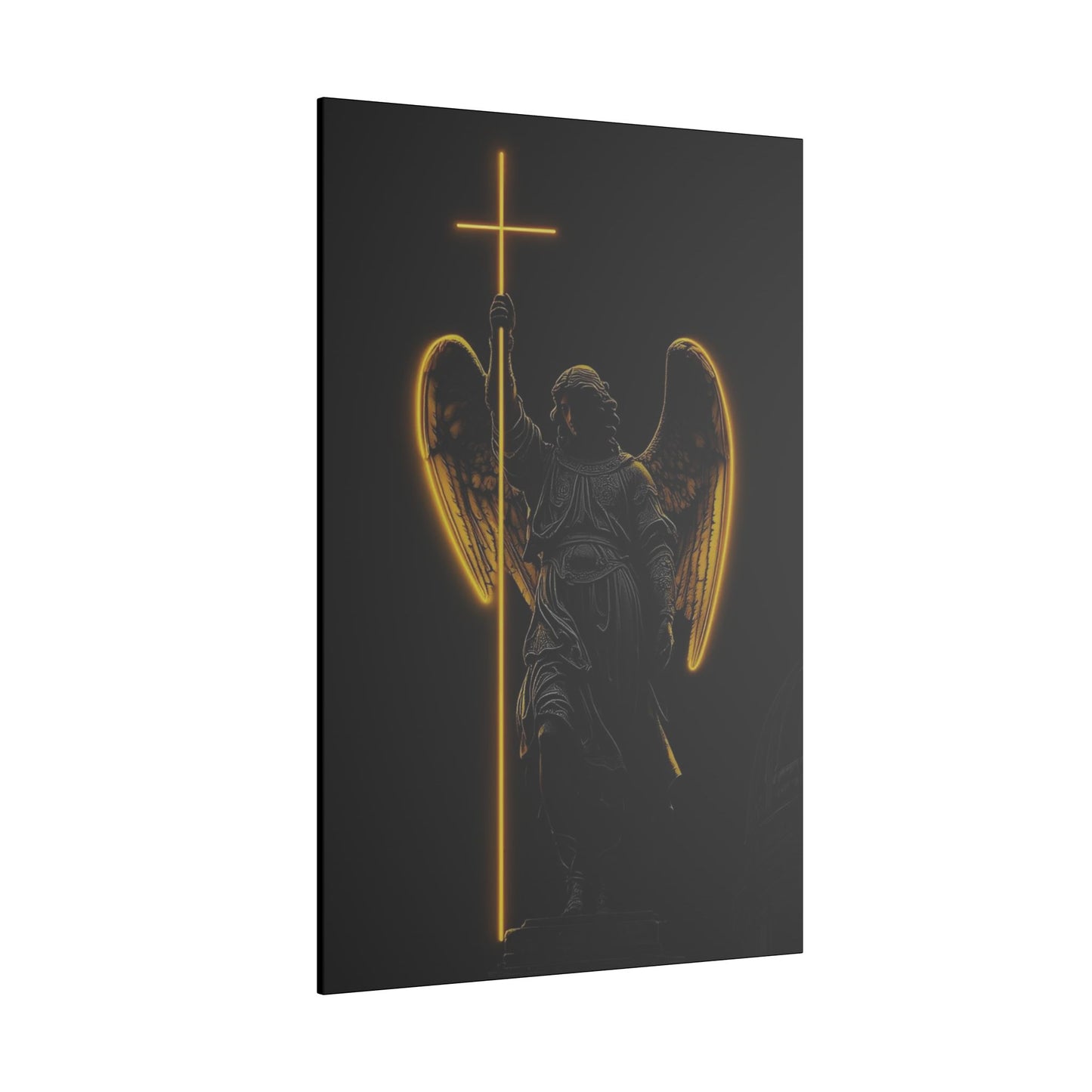 Angel of Light Canvas Art – Stretched Matte Wall Decor for Spiritual Spaces