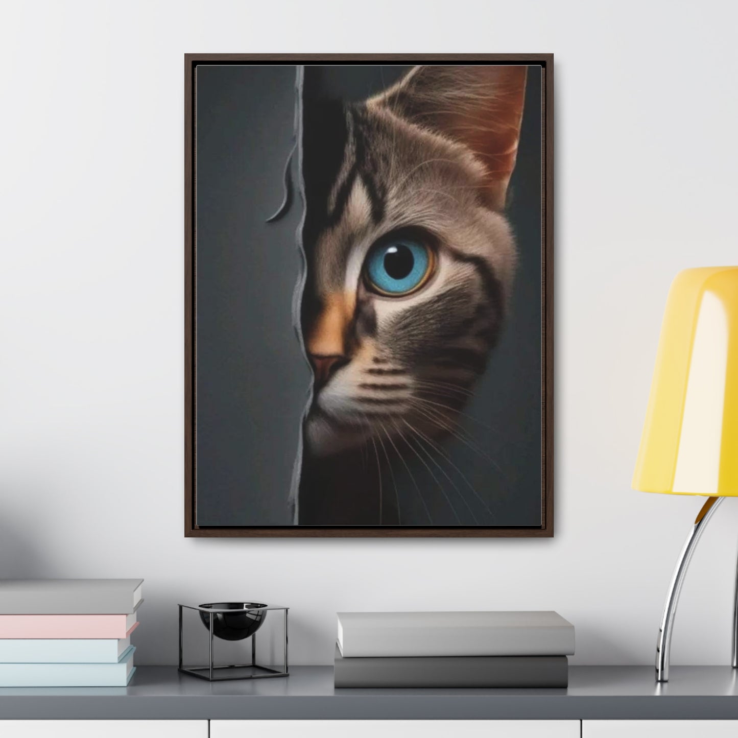 Cat Lovers Art Gallery Canvas Wraps, Vertical Frame