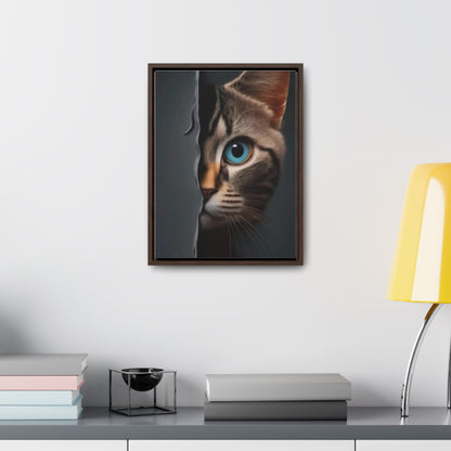 Cat Lovers Art Gallery Canvas Wraps, Vertical Frame