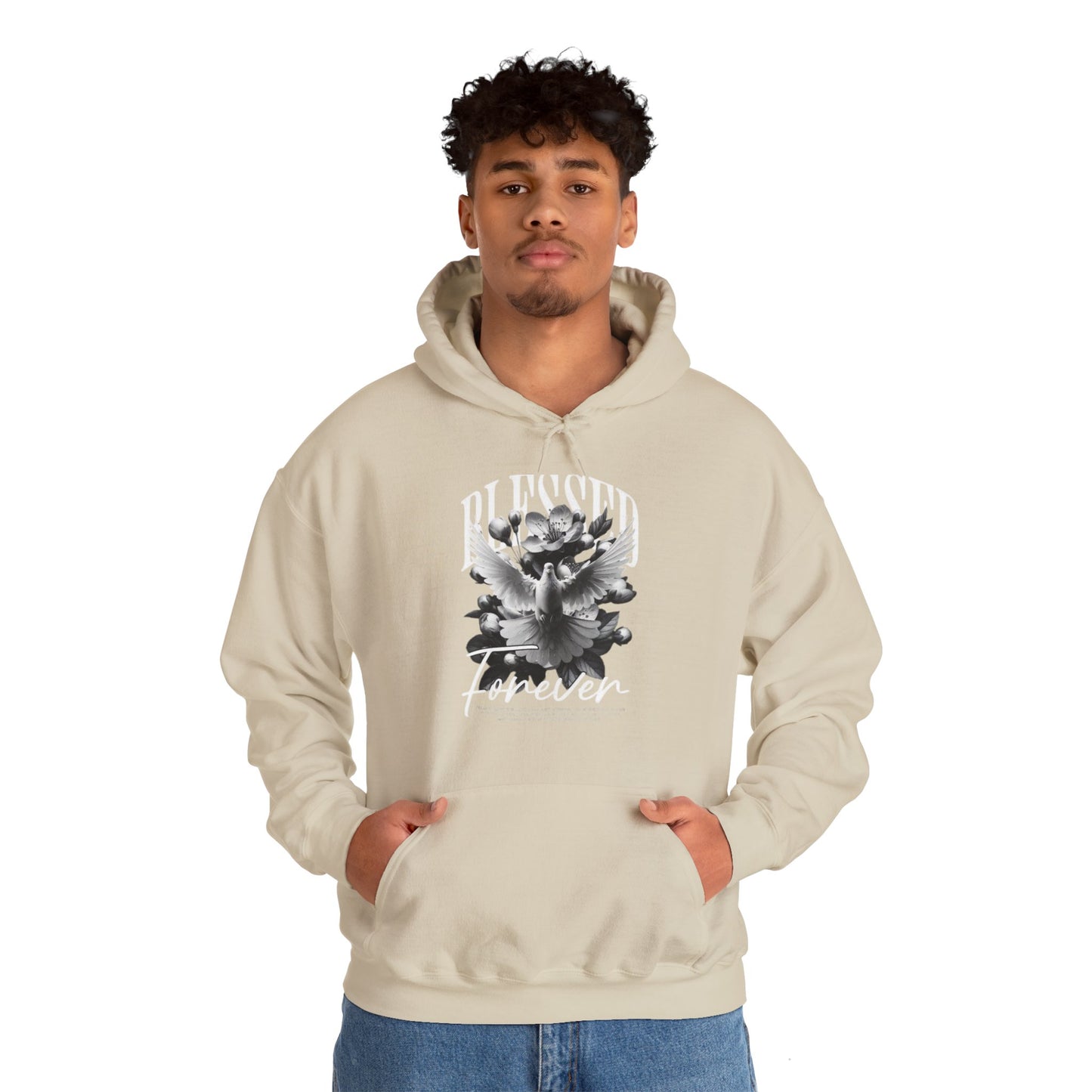 Vintage Floral Graphic Unisex Hooded Sweatshirt