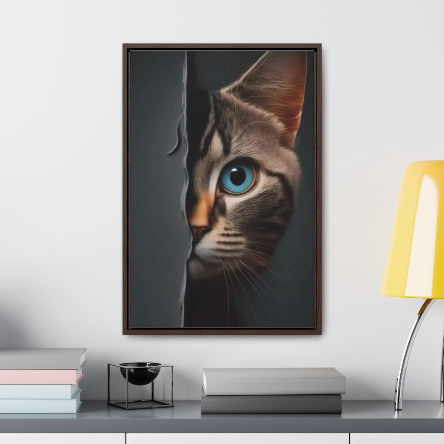 Cat Lovers Art Gallery Canvas Wraps, Vertical Frame